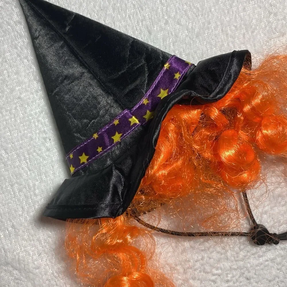 Dog Halloween Witch Hat Costume